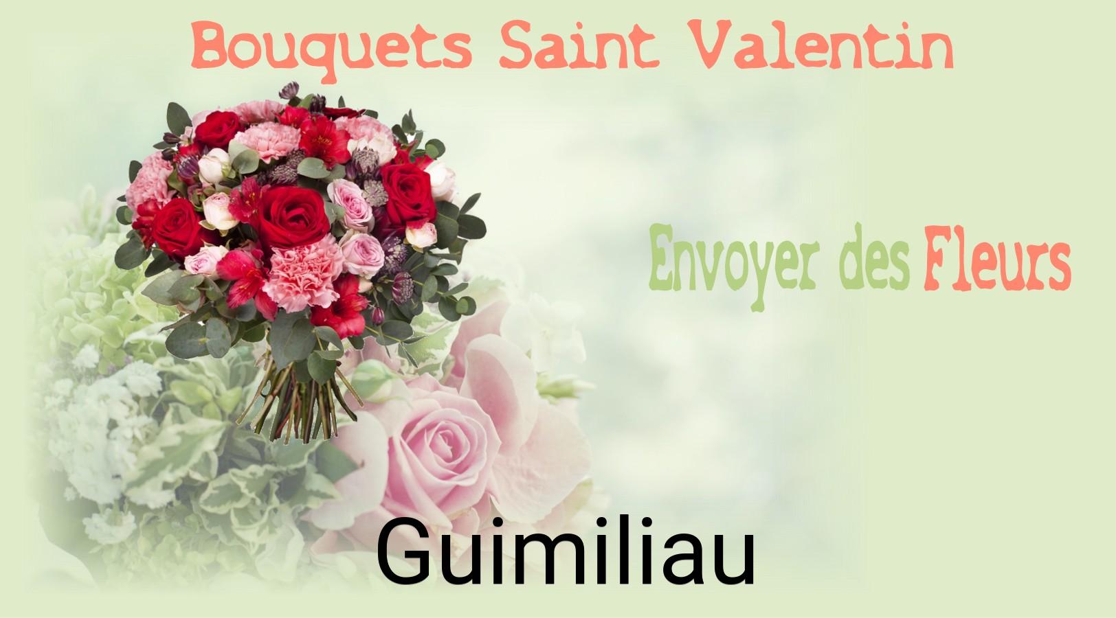 Roses de Saint-Valentin livrées à Guimiliau